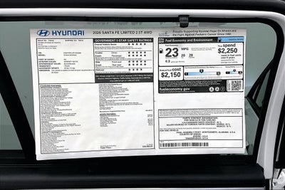 2026 Hyundai Santa Fe Limited