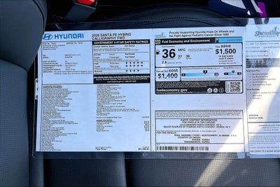 2026 Hyundai Santa Fe Hybrid Calligraphy