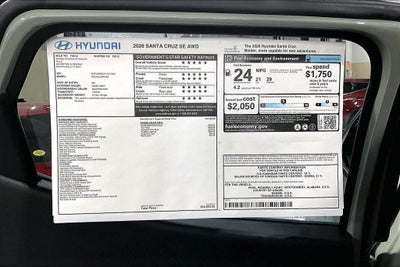 2026 Hyundai Santa Cruz SE