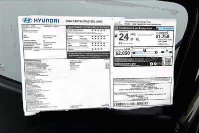 2026 Hyundai Santa Cruz SEL