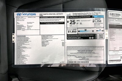 2027 Hyundai Santa Cruz SEL