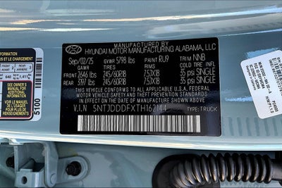 2026 Hyundai Santa Cruz XRT