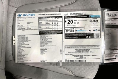 2026 Hyundai Santa Cruz Limited