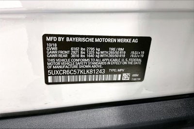 2019 BMW X5 xDrive40i