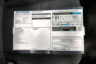 2027 Hyundai Kona SE