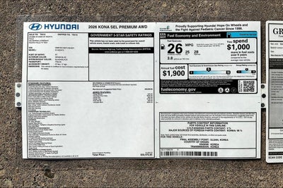 2026 Hyundai Kona SEL Premium