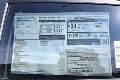 2026 Hyundai Kona SEL Sport