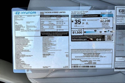 2025 Hyundai Tucson Hybrid Limited