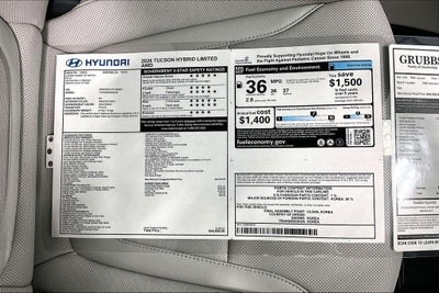 2026 Hyundai Tucson Hybrid Limited