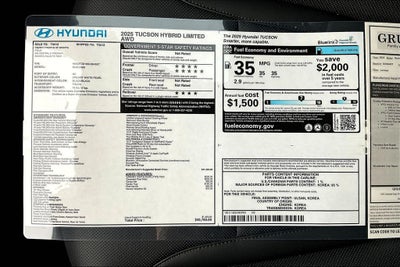 2025 Hyundai Tucson Hybrid Limited