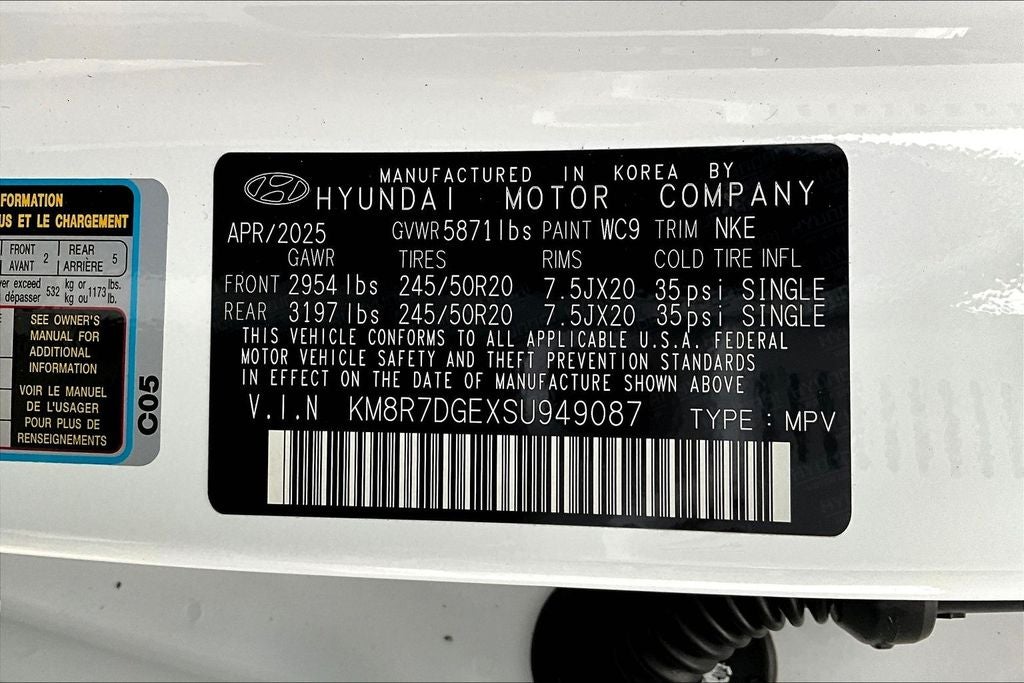 2025 Hyundai Palisade Calligraphy Night Edition