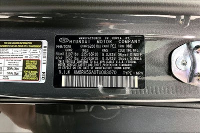 2026 Hyundai Palisade Hybrid Blue SEL Premium 7 Passenger