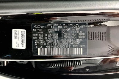 2026 Hyundai Palisade Hybrid Blue SEL Premium 7 Passenger