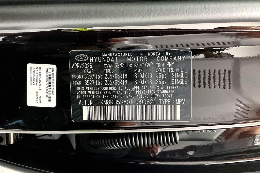 2026 Hyundai Palisade Hybrid Blue SEL Premium 7 Passenger