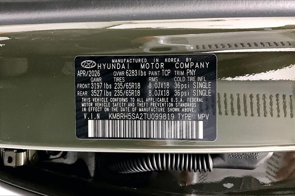 2026 Hyundai Palisade Hybrid Blue SEL Premium 7 Passenger