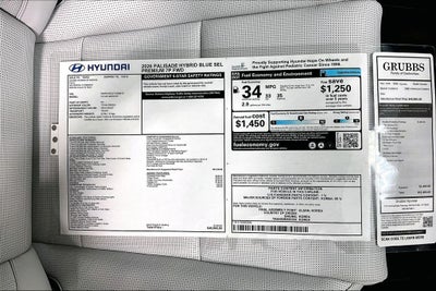 2026 Hyundai Palisade Hybrid Blue SEL Premium 7 Passenger