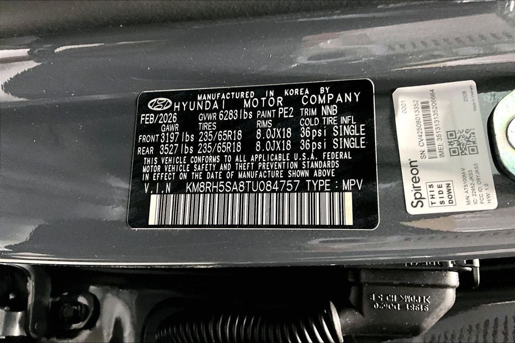2026 Hyundai Palisade Hybrid Blue SEL Premium 7 Passenger