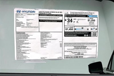 2026 Hyundai Palisade Hybrid Blue SEL Premium 7 Passenger