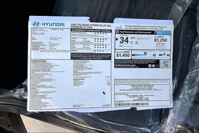2026 Hyundai Palisade Hybrid Blue SEL Premium 7 Passenger