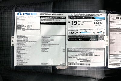 2026 Hyundai Palisade XRT Pro