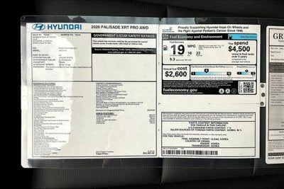 2026 Hyundai Palisade XRT Pro