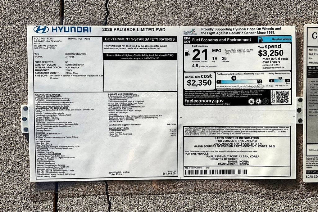 2026 Hyundai Palisade Limited