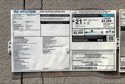 2026 Hyundai Palisade Limited