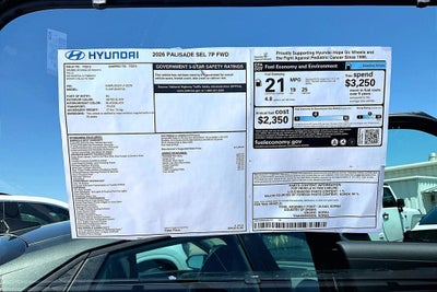 2026 Hyundai Palisade SEL 7 Passenger