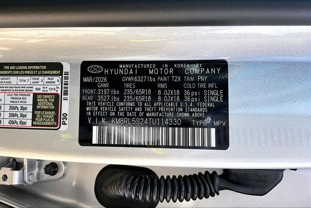 2026 Hyundai Palisade SEL 7 Passenger