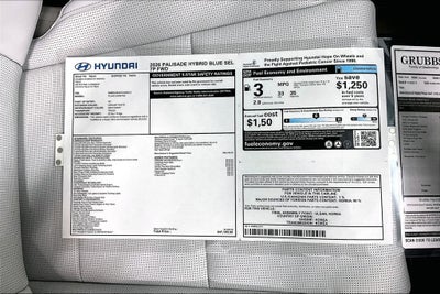 2026 Hyundai Palisade Hybrid Blue SEL 7 Passenger