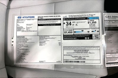 2026 Hyundai Palisade Hybrid Blue SEL 8 Passenger