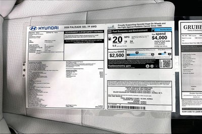 2026 Hyundai Palisade SEL 7 Passenger