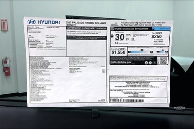 2027 Hyundai Palisade Hybrid SEL 8 Passenger