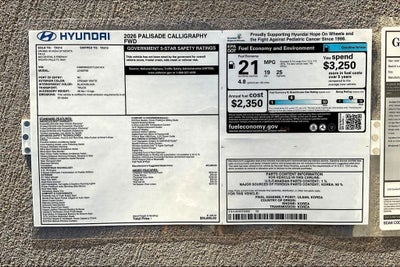2026 Hyundai Palisade Calligraphy
