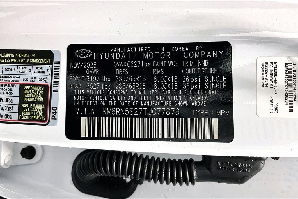 2026 Hyundai Palisade SEL Premium 8 Passenger