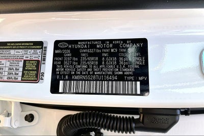2026 Hyundai Palisade SEL Premium 7 Passenger