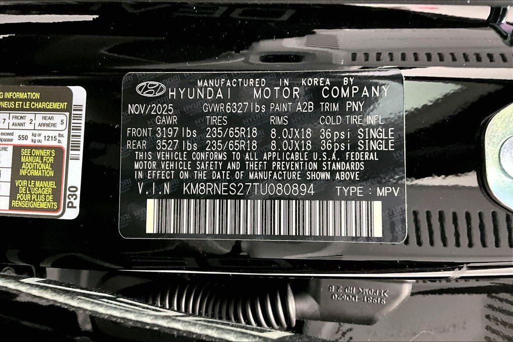 2026 Hyundai Palisade SEL Premium 7 Passenger