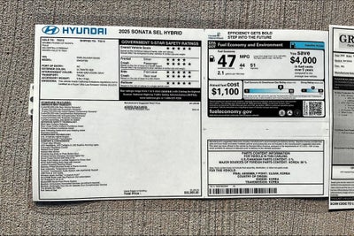 2025 Hyundai Sonata Hybrid SEL