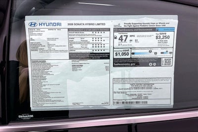 2026 Hyundai Sonata Hybrid Limited