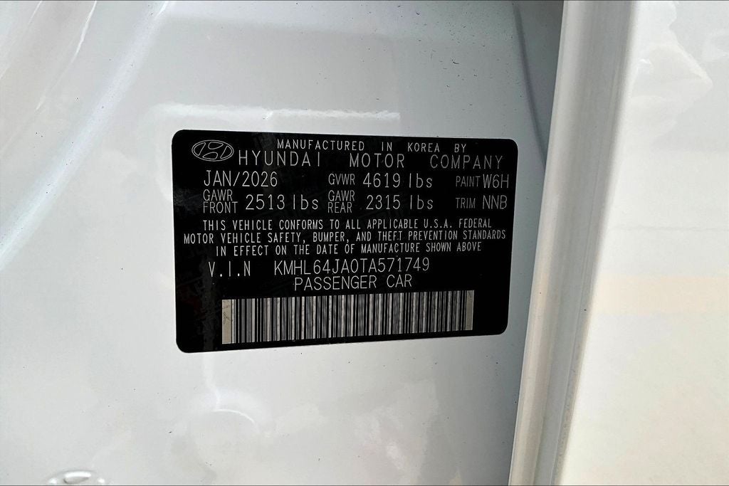 2026 Hyundai Sonata SEL Sport