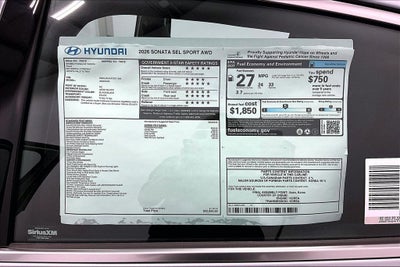 2026 Hyundai Sonata SEL Sport