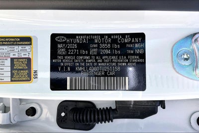 2026 Hyundai Elantra SE