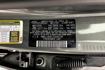 2026 Hyundai Elantra SE