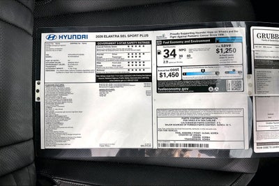 2026 Hyundai Elantra SEL Sport Plus