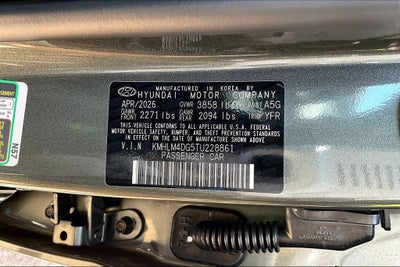 2026 Hyundai Elantra SEL Sport