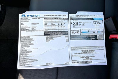 2026 Hyundai Elantra SEL Sport
