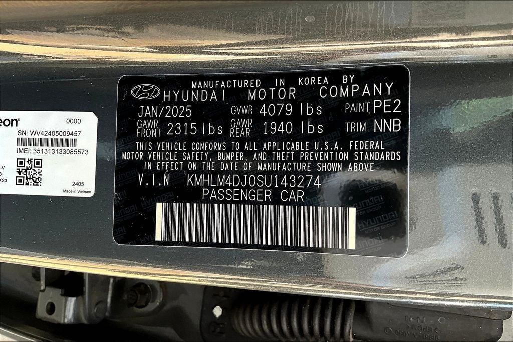 2025 Hyundai Elantra Hybrid Blue