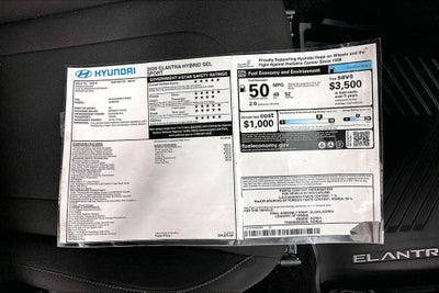 2026 Hyundai Elantra Hybrid SEL Sport