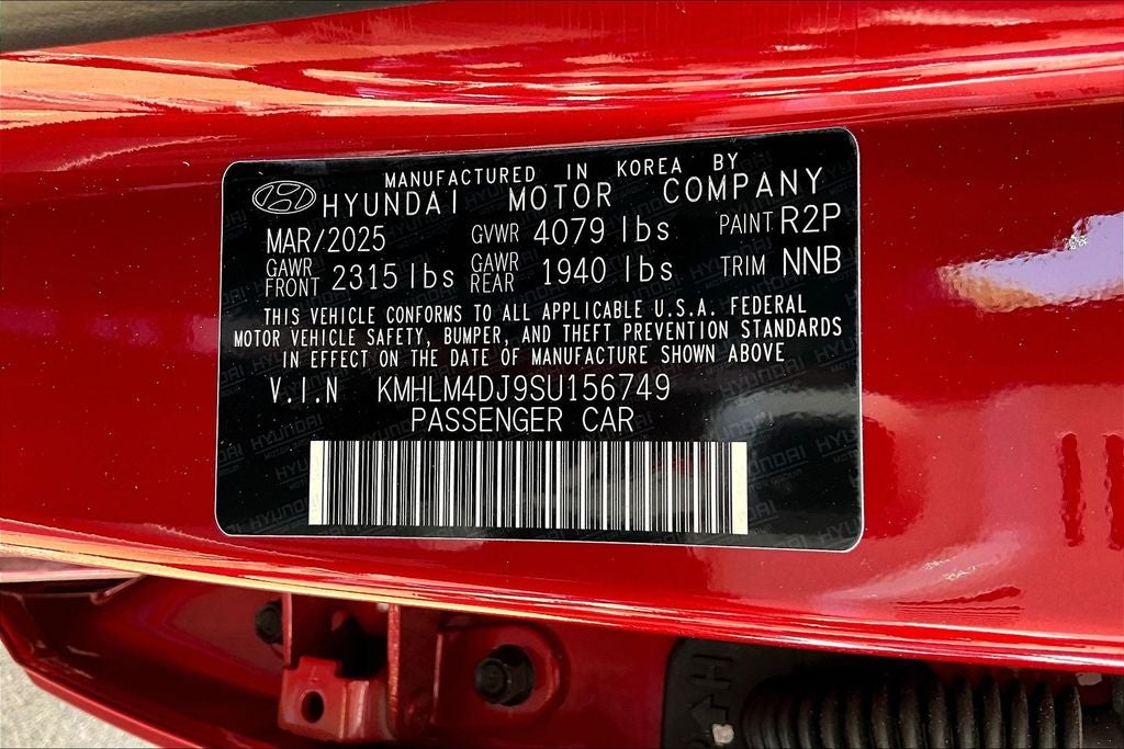 2025 Hyundai Elantra Hybrid SEL Sport