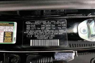 2026 Hyundai Elantra SEL Sport